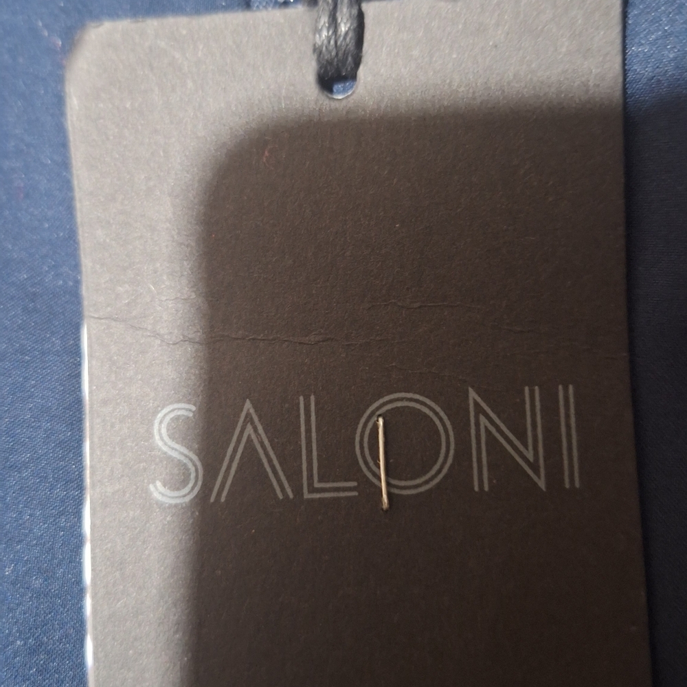 Saloni Edith Polka-Dot Flocked silk-blend chiffon midi dress - Picture 4 of 10